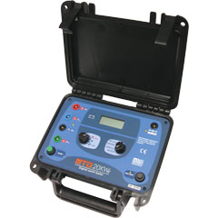 Digital earth tester